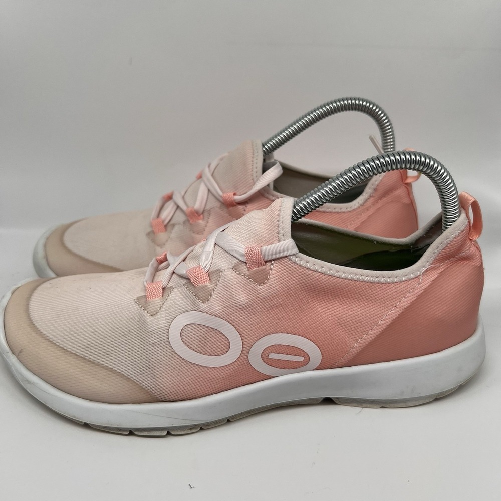 OOFOS OOmg Sport LS Low Recovery Shoes Womens 10 Pink Lace Up Comfort Running